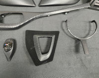 BMW F30 F31 F36 NTERIOR TRIM SET - PERFORMANCE STYLE / 3D MATT CARBON (COMPLETE SET)