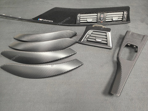 BMW F30 F31 F36 F80 LCI PERFORMANCE STYLE INTERIOR TRIM SET - 3D CARBON