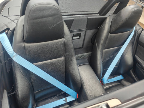 BMW E89 Z4 CONVERTIBLE SEAT BELT RE-WEBBING SERVICE - REMOVAL, RE-WEB & REFIT