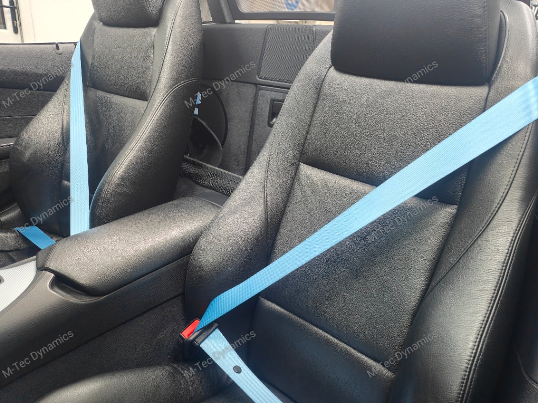 BMW E89 Z4 CONVERTIBLE SEAT BELT RE-WEBBING SERVICE - REMOVAL, RE-WEB & REFIT