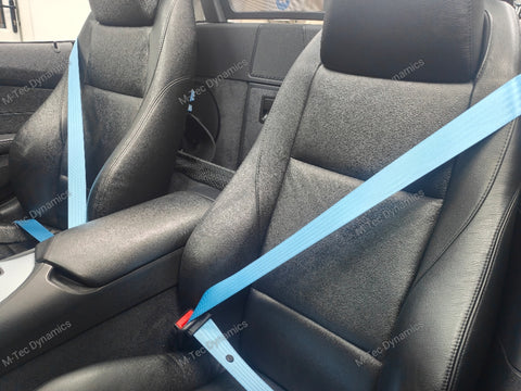 BMW E89 Z4 CONVERTIBLE SEAT BELT RE-WEBBING SERVICE - REMOVAL, RE-WEB & REFIT