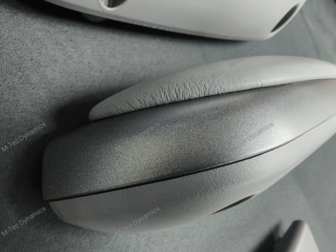 REMOVAL, WRAP & REFIT SERVICE - BMW E46 COUPE / CONVERTIBLE INTERIOR TRIM SET - SHADOW GREY