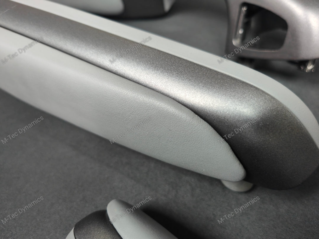 REMOVAL, WRAP & REFIT SERVICE - BMW E46 COUPE / CONVERTIBLE INTERIOR TRIM SET - SHADOW GREY