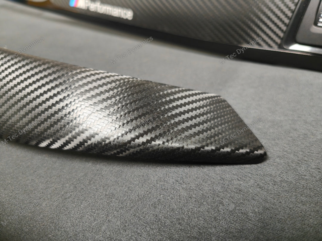 BMW F33 CONVERTIBLE INTERIOR TRIM SET - TEXTURED CARBON / GLOSS BLACK ACCENT