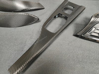 BMW F33 CONVERTIBLE INTERIOR TRIM SET - TEXTURED CARBON / GLOSS BLACK ACCENT