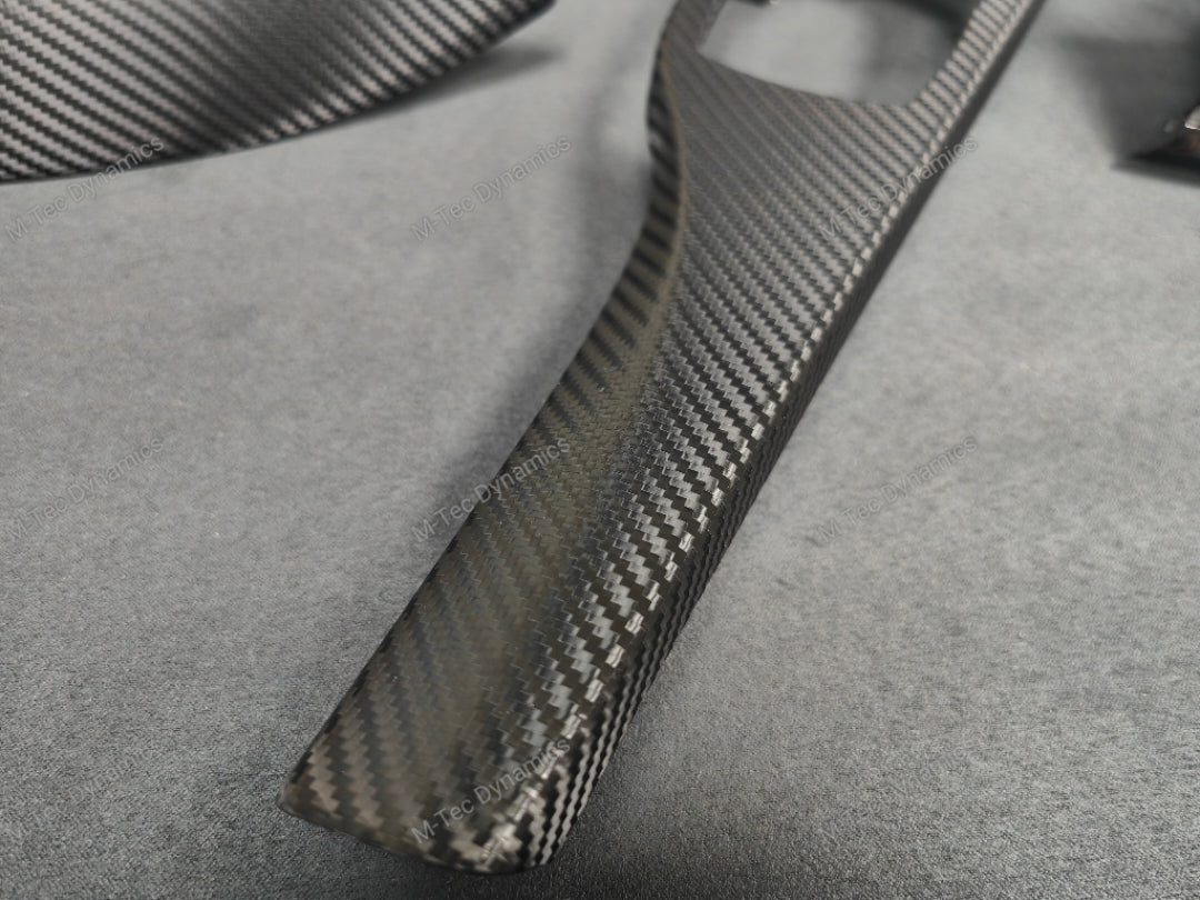 BMW F33 CONVERTIBLE INTERIOR TRIM SET - TEXTURED CARBON / GLOSS BLACK ACCENT