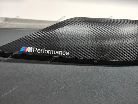 BMW F33 F83 4-SERIES CONVERTIBLE INTERIOR TRIM SET - DEEP TEXTURED GLOSSY CARBON / GLOSS BLACK ACCENT (MTD-TEX)