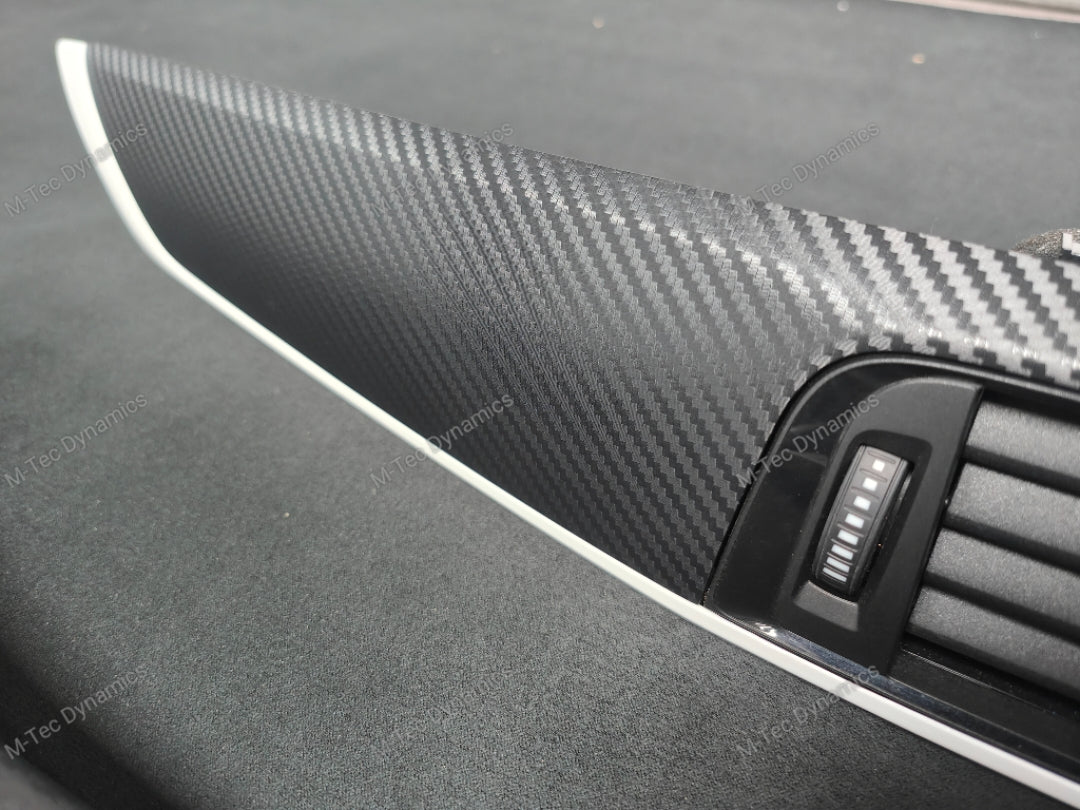 WRAPPING SERVICE - BMW F20 F21 F22 F23 LCI-2 CUSTOM INTERIOR TRIM SET - 3D CARBON / CUSTOM COLOUR ACCENT TRIM