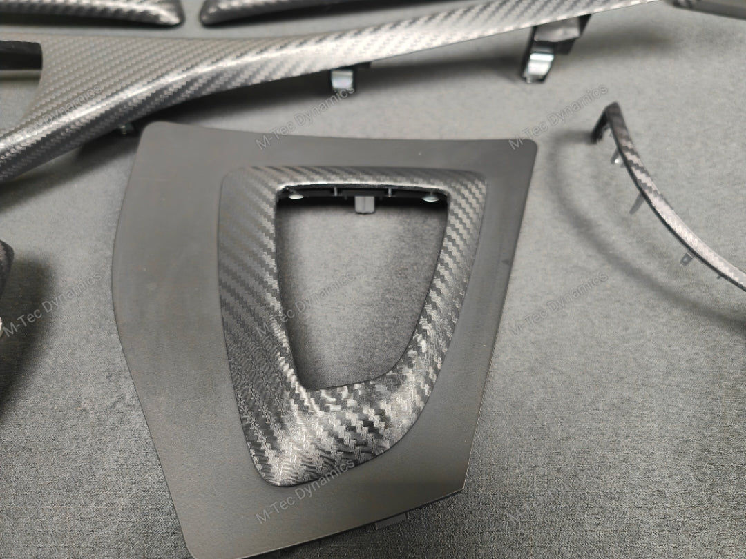 WRAPPING SERVICE - BMW F20 F21 F22 F23 LCI-2 CUSTOM INTERIOR TRIM SET - 3D CARBON / CUSTOM COLOUR ACCENT TRIM