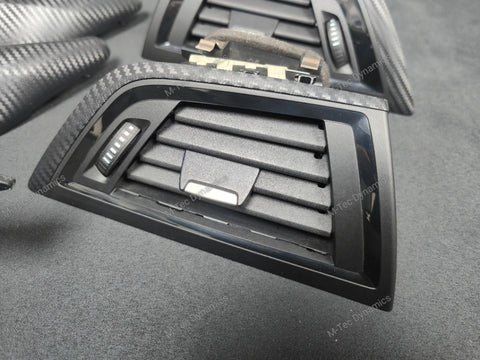 BMW F20 F21 F22 F23 LCI-2 CUSTOM INTERIOR TRIM SET - 3D CARBON / CUSTOM COLOUR ACCENT TRIM - WRAPPING SERVICE