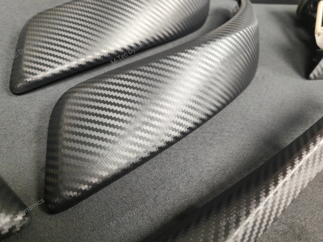 WRAPPING SERVICE - BMW F20 F21 F22 F23 LCI-2 CUSTOM INTERIOR TRIM SET - 3D CARBON / CUSTOM COLOUR ACCENT TRIM