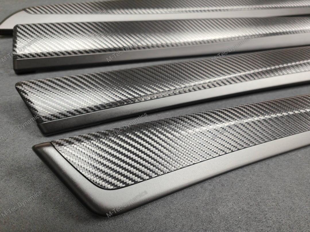 BMW F10 F11 M5 INTERIOR TRIM SET - TEXTURED BLACK CARBON / MATT BLACK ACCENT CUSTOM