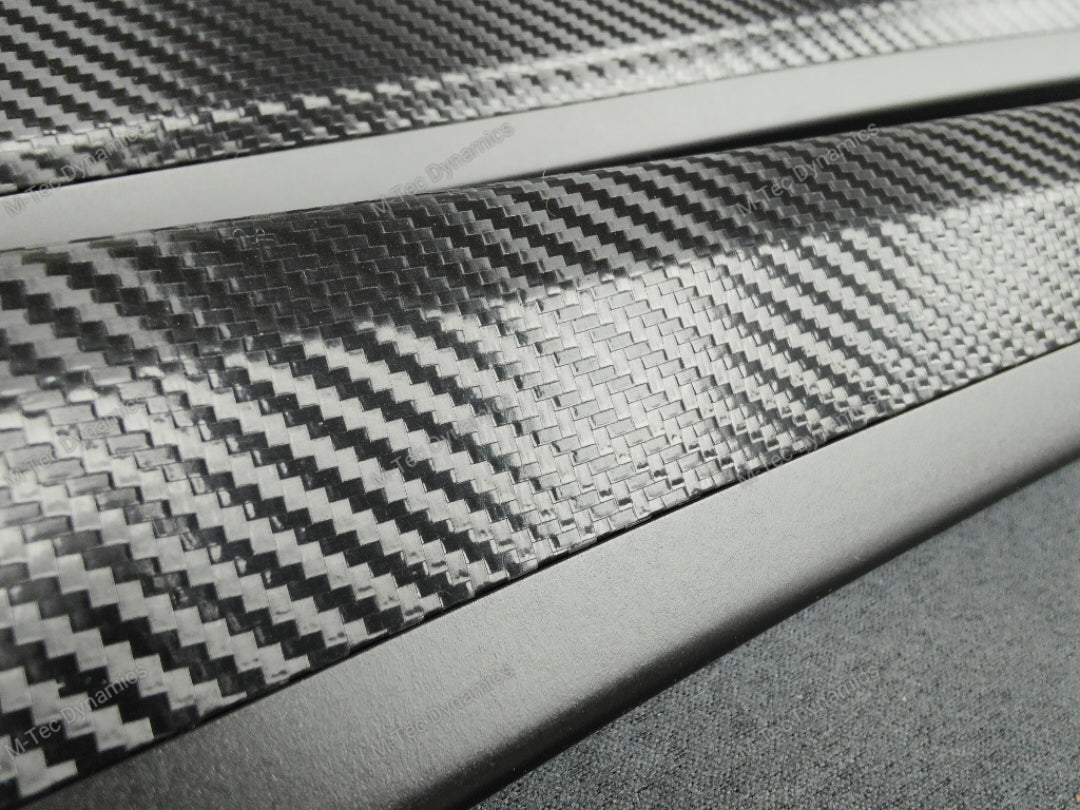 BMW F10 F11 M5 INTERIOR TRIM SET - TEXTURED BLACK CARBON / MATT BLACK ACCENT CUSTOM