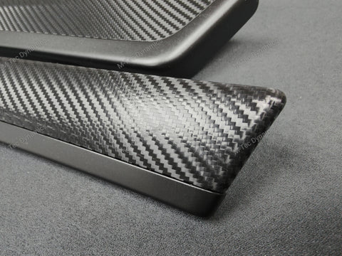 BMW F10 F11 M5 TEXTURED BLACK CARBON / MATT BLACK ACCENT CUSTOM INTERIOR TRIM SET