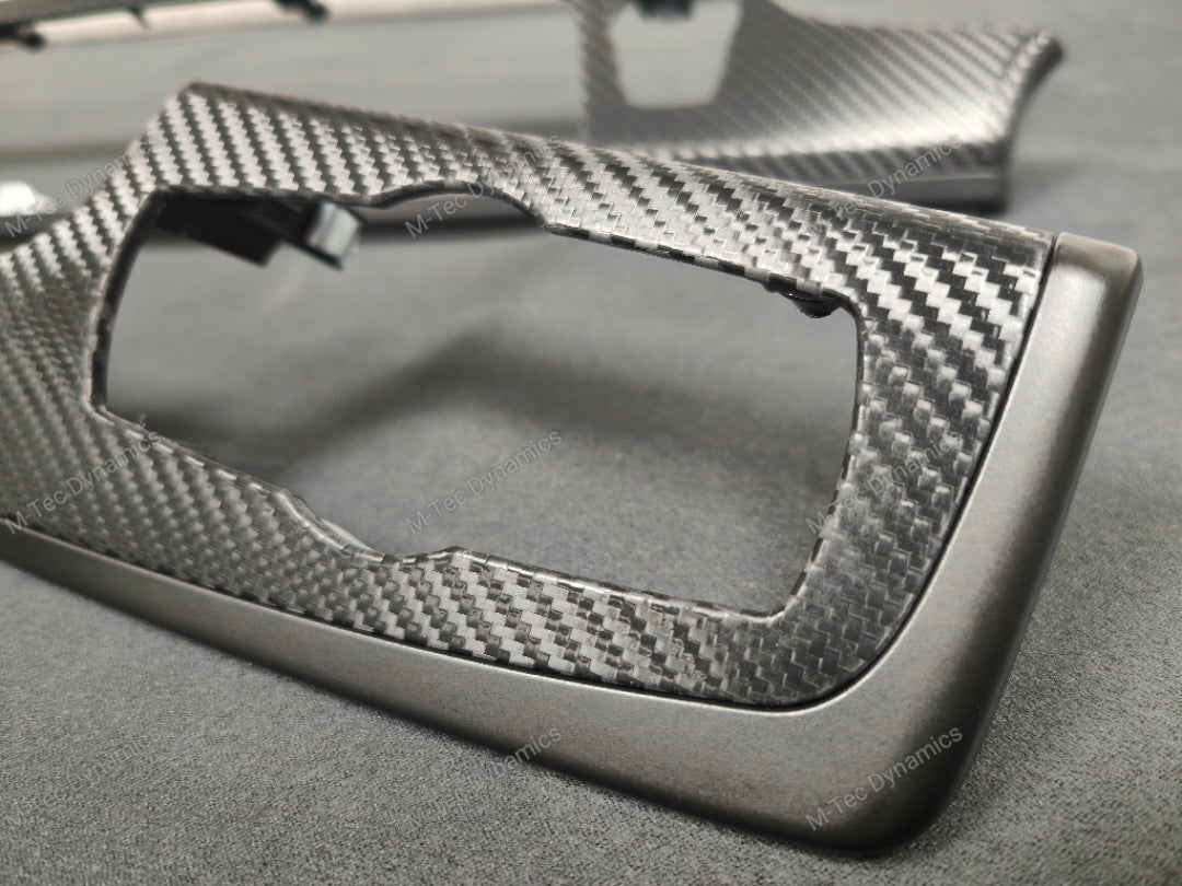 BMW F10 F11 M5 INTERIOR TRIM SET - TEXTURED BLACK CARBON / MATT BLACK ACCENT CUSTOM