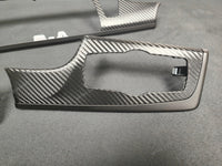 BMW F10 F11 M5 INTERIOR TRIM SET - TEXTURED BLACK CARBON / MATT BLACK ACCENT CUSTOM
