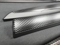 BMW F10 F11 M5 INTERIOR TRIM SET - TEXTURED BLACK CARBON / MATT BLACK ACCENT CUSTOM