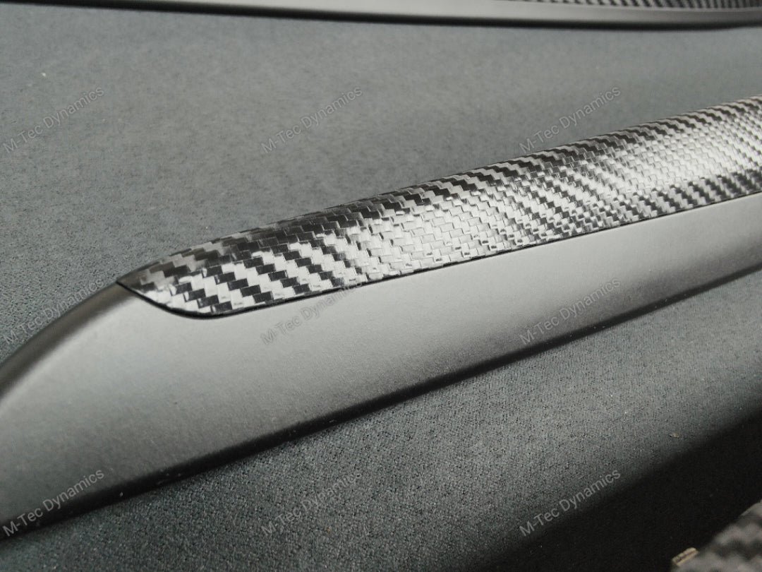 BMW F10 F11 M5 INTERIOR TRIM SET - TEXTURED BLACK CARBON / MATT BLACK ACCENT CUSTOM