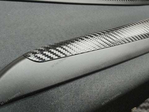 BMW F10 F11 M5 TEXTURED BLACK CARBON / MATT BLACK ACCENT CUSTOM INTERIOR TRIM SET