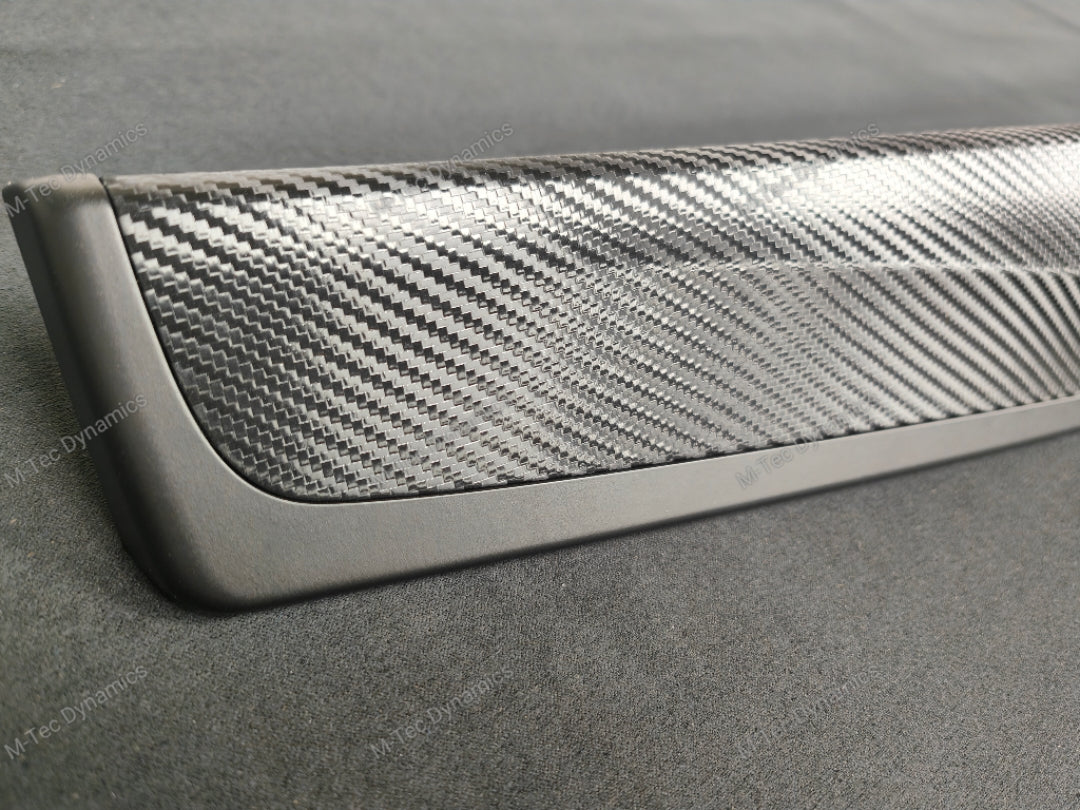BMW F10 F11 M5 INTERIOR TRIM SET - TEXTURED BLACK CARBON / MATT BLACK ACCENT CUSTOM
