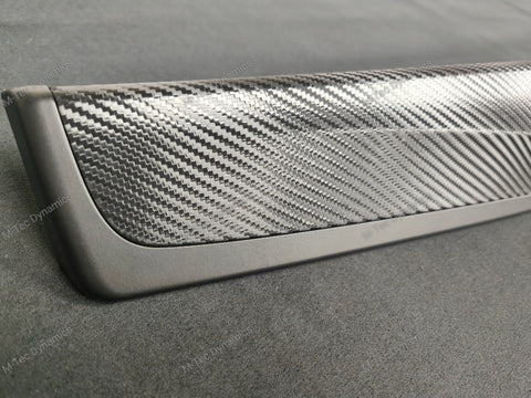 BMW F10 F11 M5 TEXTURED BLACK CARBON / MATT BLACK ACCENT CUSTOM INTERIOR TRIM SET
