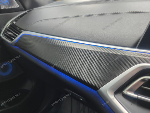 BMW X5 G05 INTERIOR TRIM SET WRAPPING / EXCHANGE SERVICE - TEXTURED BLACK CARBON
