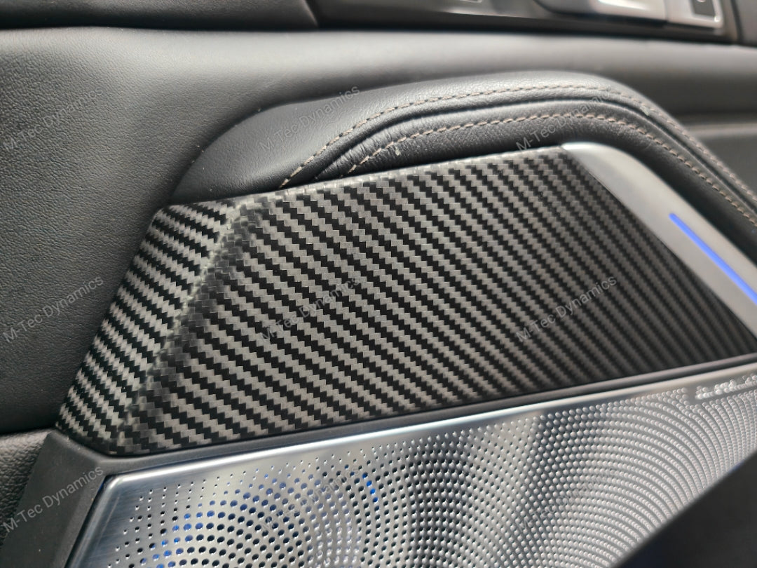 BMW X5 G05 INTERIOR TRIM SET WRAPPING / EXCHANGE SERVICE - TEXTURED BLACK CARBON