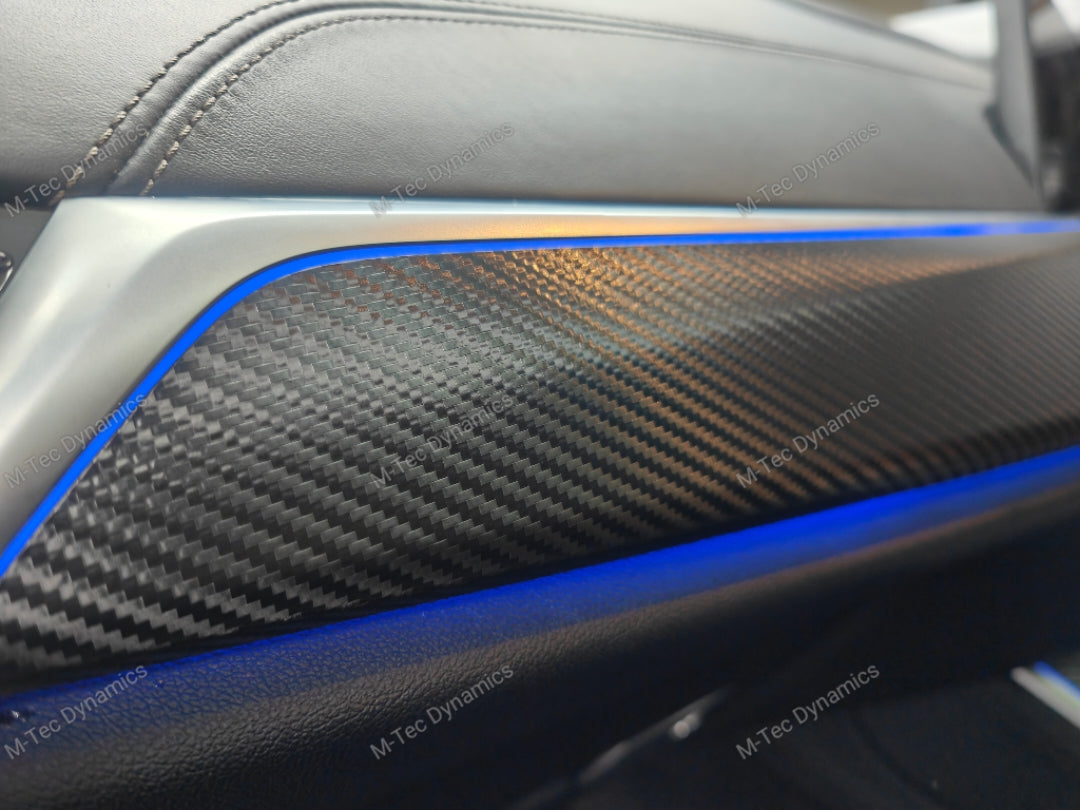 BMW X5 G05 INTERIOR TRIM SET WRAPPING / EXCHANGE SERVICE - TEXTURED BLACK CARBON