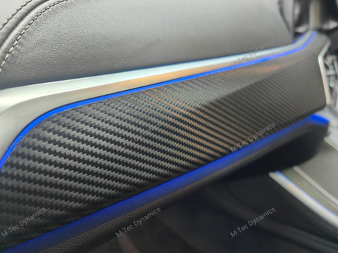 BMW X5 G05 INTERIOR TRIM SET WRAPPING / EXCHANGE SERVICE - TEXTURED BLACK CARBON