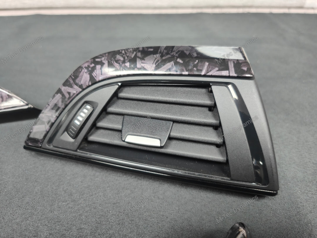 BMW F2X INTERIOR TRIM SET - GLOSS FORGED CARBON / GLOSS BLACK ACCENT - F20 F21 F22