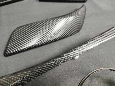 BMW F20/F21/F22/F87 - COMPLETE PERFORMANCE STYLE / 4D GLOSSY CARBON INTERIOR TRIM SET  (#36)
