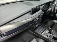 BMW X5 F15 INTERIOR TRIM SET WRAPPING SERVICE - BLACK BRUSHED ALUMINIUM