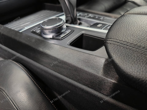BMW X5 F15 INTERIOR TRIM SET WRAPPING SERVICE - BLACK BRUSHED ALUMINIUM