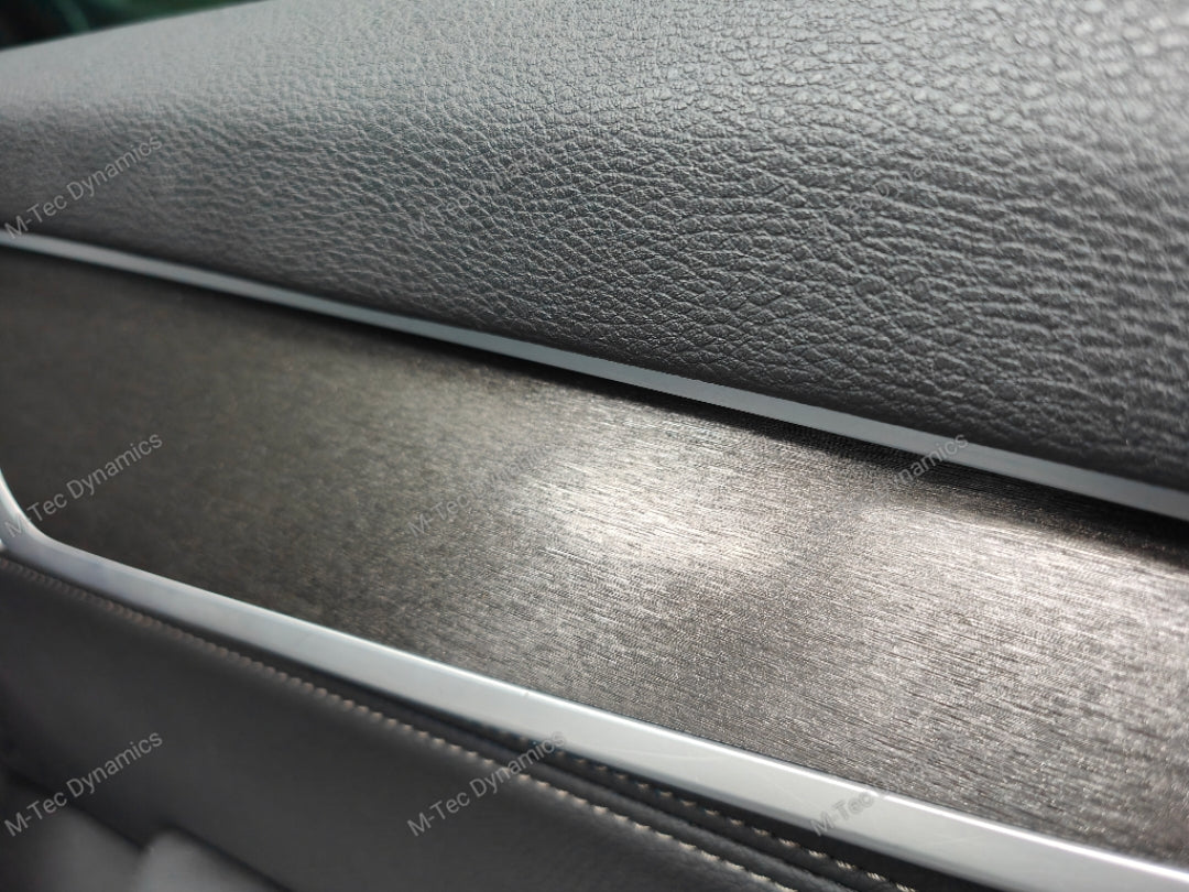BMW X5 F15 INTERIOR TRIM SET WRAPPING SERVICE - BLACK BRUSHED ALUMINIUM
