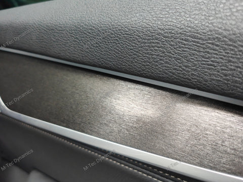 BMW X5 F15 INTERIOR TRIM SET WRAPPING SERVICE - BLACK BRUSHED ALUMINIUM