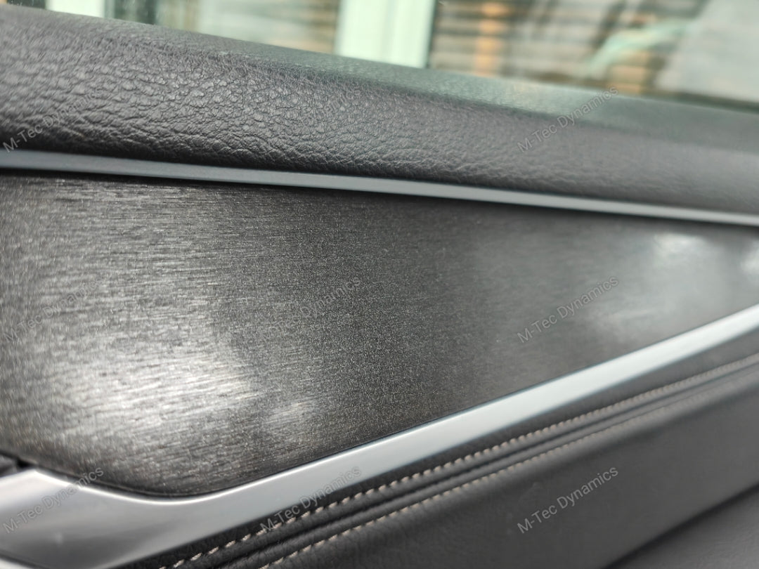 BMW X5 F15 INTERIOR TRIM SET WRAPPING SERVICE - BLACK BRUSHED ALUMINIUM