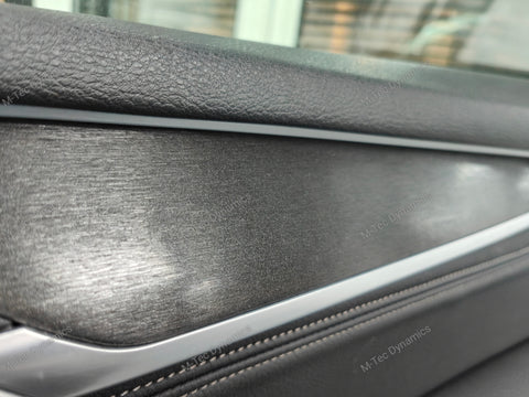 BMW X5 F15 INTERIOR TRIM SET WRAPPING SERVICE - BLACK BRUSHED ALUMINIUM