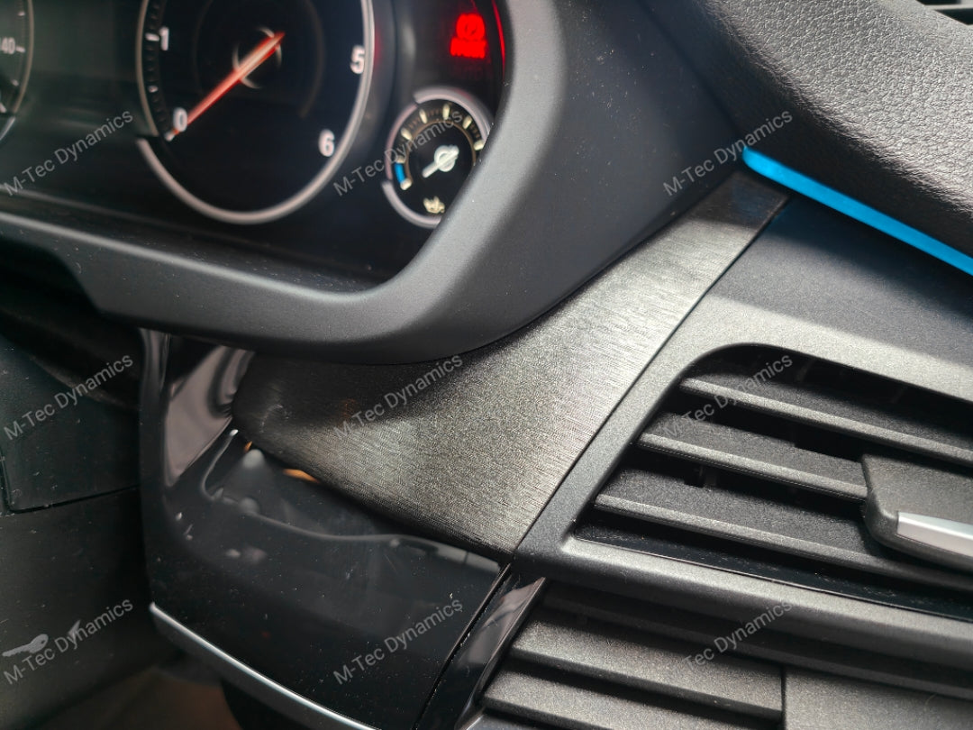 BMW X5 F15 INTERIOR TRIM SET WRAPPING SERVICE - BLACK BRUSHED ALUMINIUM
