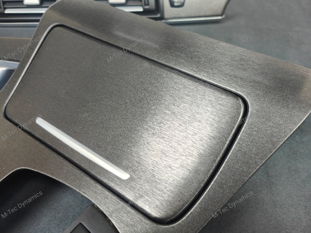 BMW F10 F11 AUTO INTERIOR TRIM SET - BLACK BRUSHED ALUMINIUM