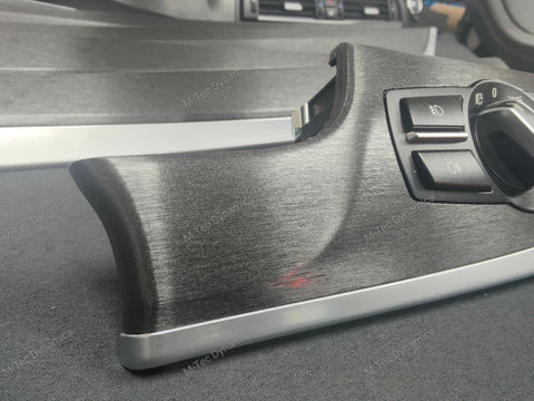 BMW F10 F11 AUTO INTERIOR TRIM SET - BLACK BRUSHED ALUMINIUM