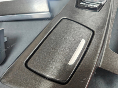 BMW F10 F11 AUTO INTERIOR TRIM SET - BLACK BRUSHED ALUMINIUM