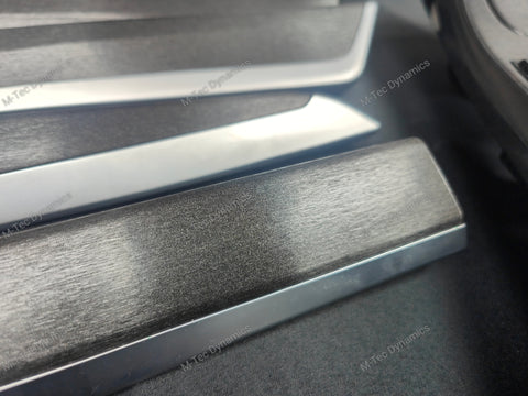 BMW F10 F11 AUTO INTERIOR TRIM SET - BLACK BRUSHED ALUMINIUM
