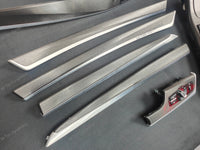 BMW F10 F11 AUTO INTERIOR TRIM SET - BLACK BRUSHED ALUMINIUM