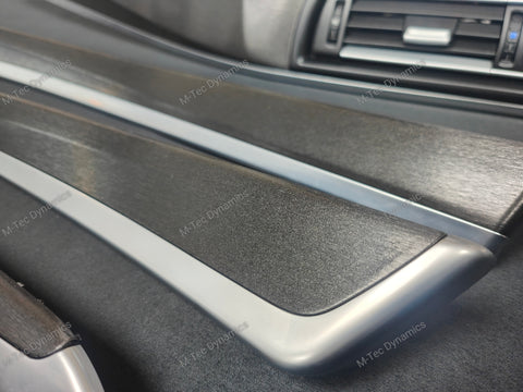 BMW F10 F11 AUTO INTERIOR TRIM SET - BLACK BRUSHED ALUMINIUM