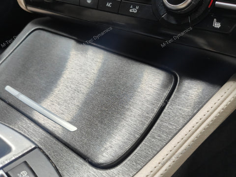 WRAPPING SERVICE - BMW F10 F11 INTERIOR TRIM SET - BLACK BRUSHED ALUMINIUM