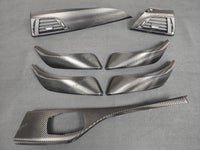 BMW F20 INTERIOR TRIM SET - TEXTURED CARBON / GLOSS BLACK ACCENT
