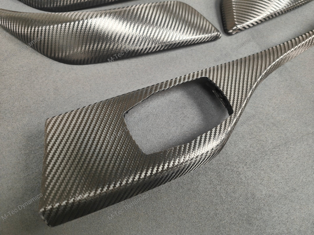 BMW F20 INTERIOR TRIM SET - TEXTURED CARBON / GLOSS BLACK ACCENT