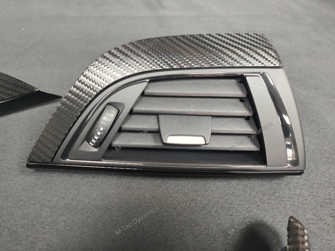 BMW F20 INTERIOR TRIM SET - TEXTURED CARBON / GLOSS BLACK ACCENT