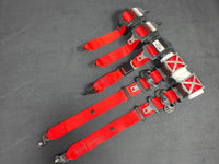 BMW 3-SERIES F30 / F80 M3 RED FRONT & REAR SEAT BELT SET