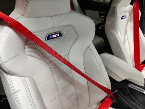 BMW 3-SERIES M3 F80 COLOURED SEAT BELTS - FITTING BASED ON EXCHANGE SERVICE